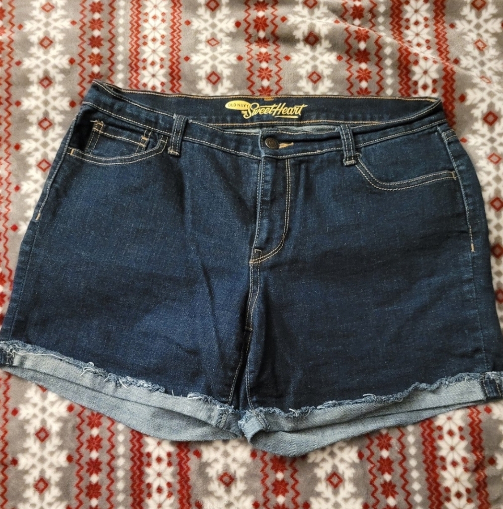 **bundle of 2** Old Navy Womens Size 8 Jean Denim Shorts - Picture 10 of 10